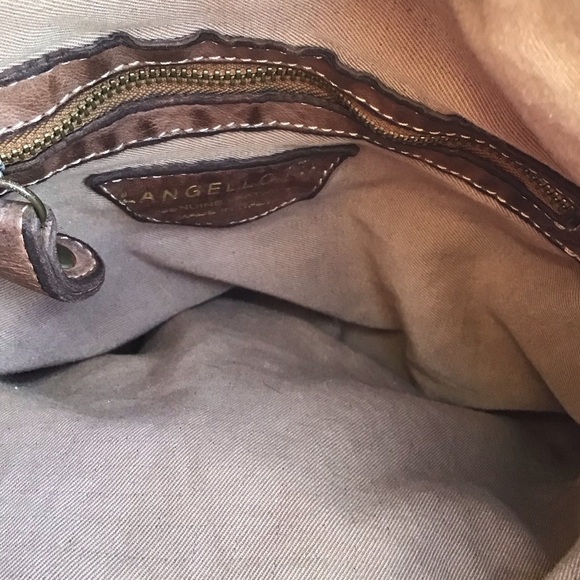 Langellotti Woven Genuine Leather Hobo Bag Made In Italy - Picture 11 of 14